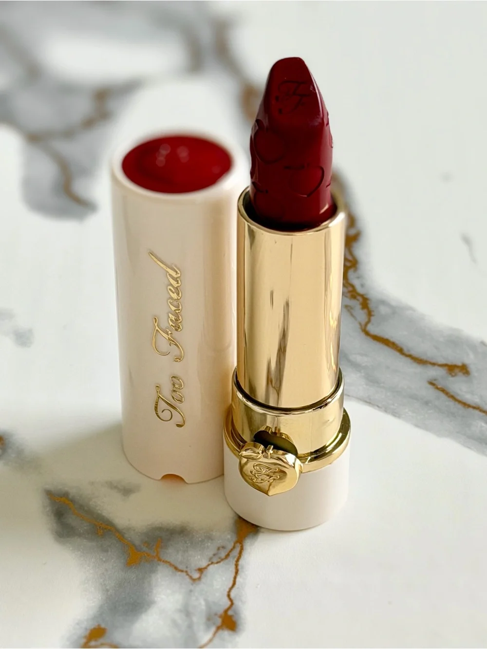 Too Faced Peach Kiss Moisture Matte Longwear Lipstick DISCONTINUED RARE!